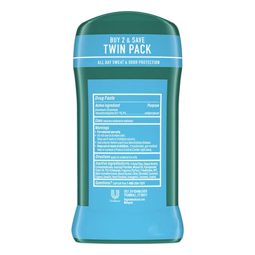 Degree Men Antiperspirant Deodorant Stick Cool Rush 2.7 Oz, 2 Ea