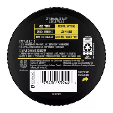 Axe Whatever Messy Look Paste Hair Styling Pomade, 2.64 Oz