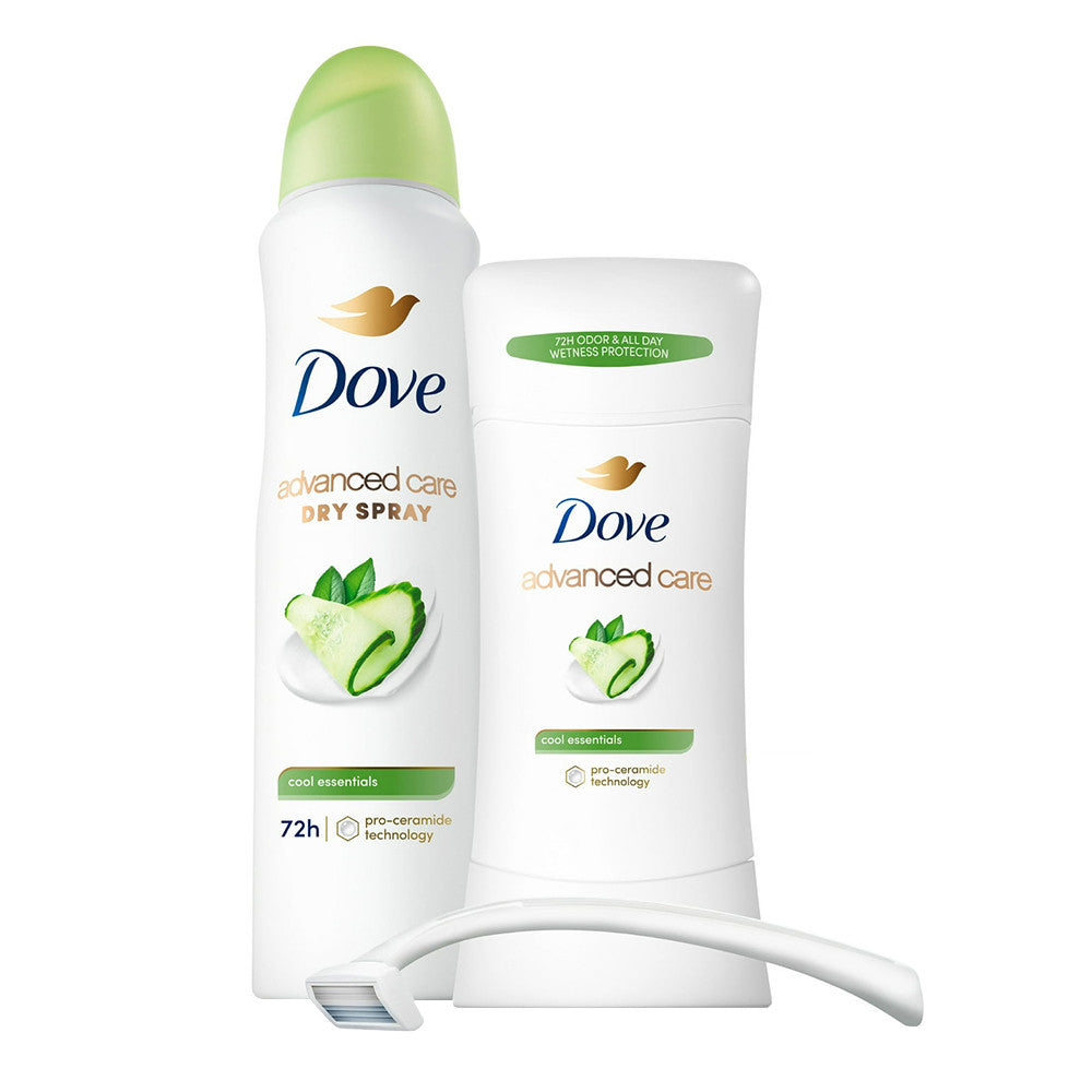 Dove Beauty Cool Essentials 72 Hour Antiperspirant and Deodorant Dry Spray, 3.8 Oz