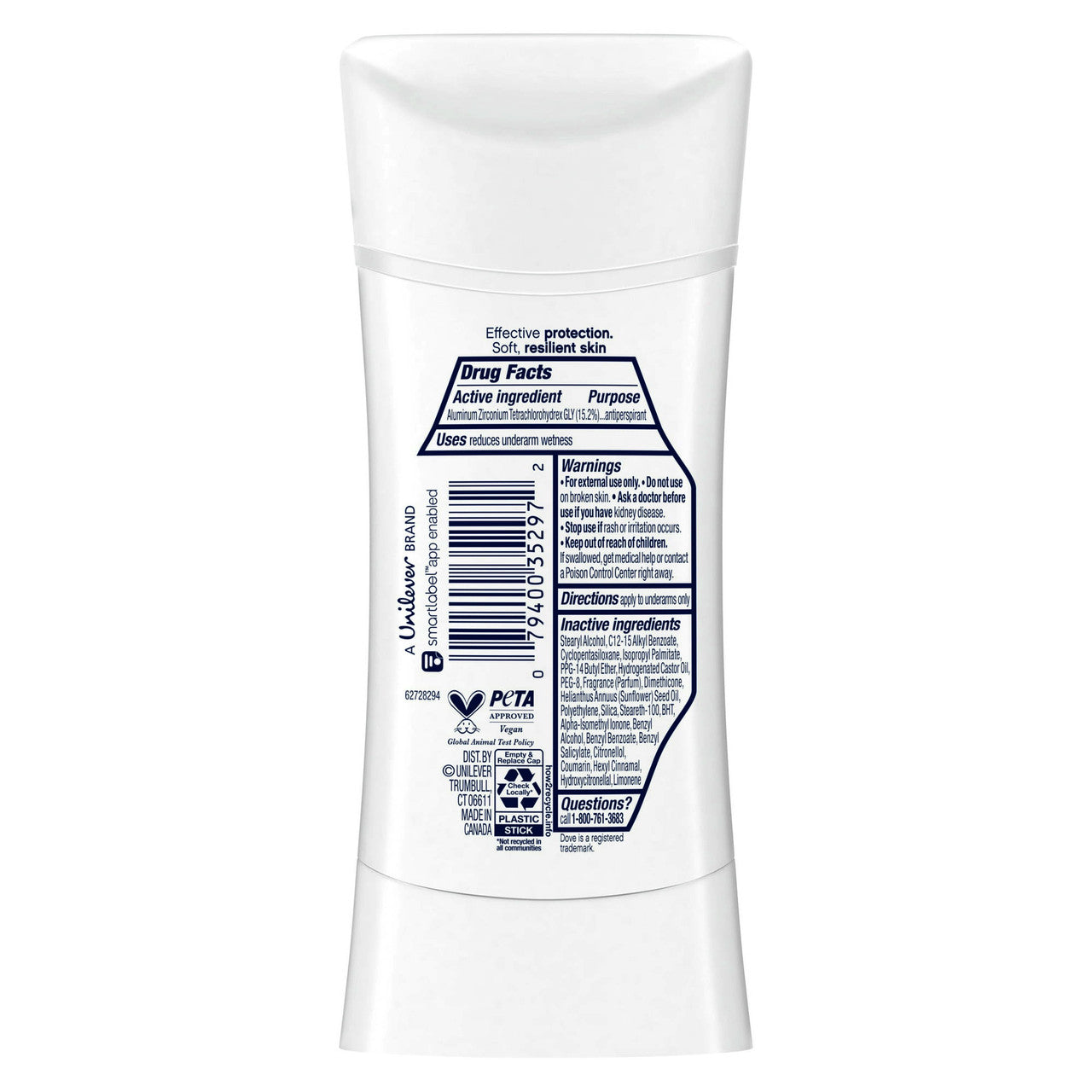 Dove Beauty Advanced Care Cool Essentials Antiperspirant & Deodorant - 2.6 Oz
