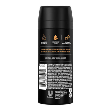 Axe Dark Temptation Body Spray, Deodorant, 4 Oz