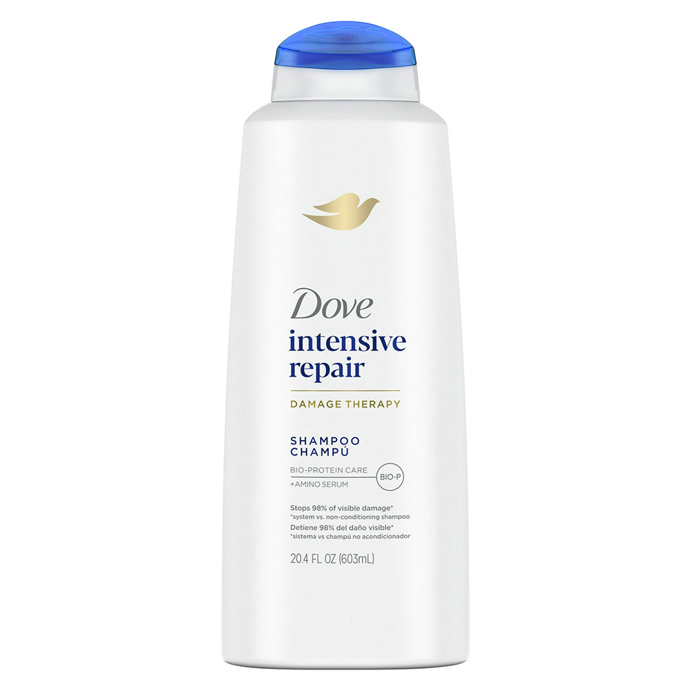 Dove Intensive Repair Damage Therapy Shampoo Strengthens and Restores Damaged Hair 20.4Oz (603ml)