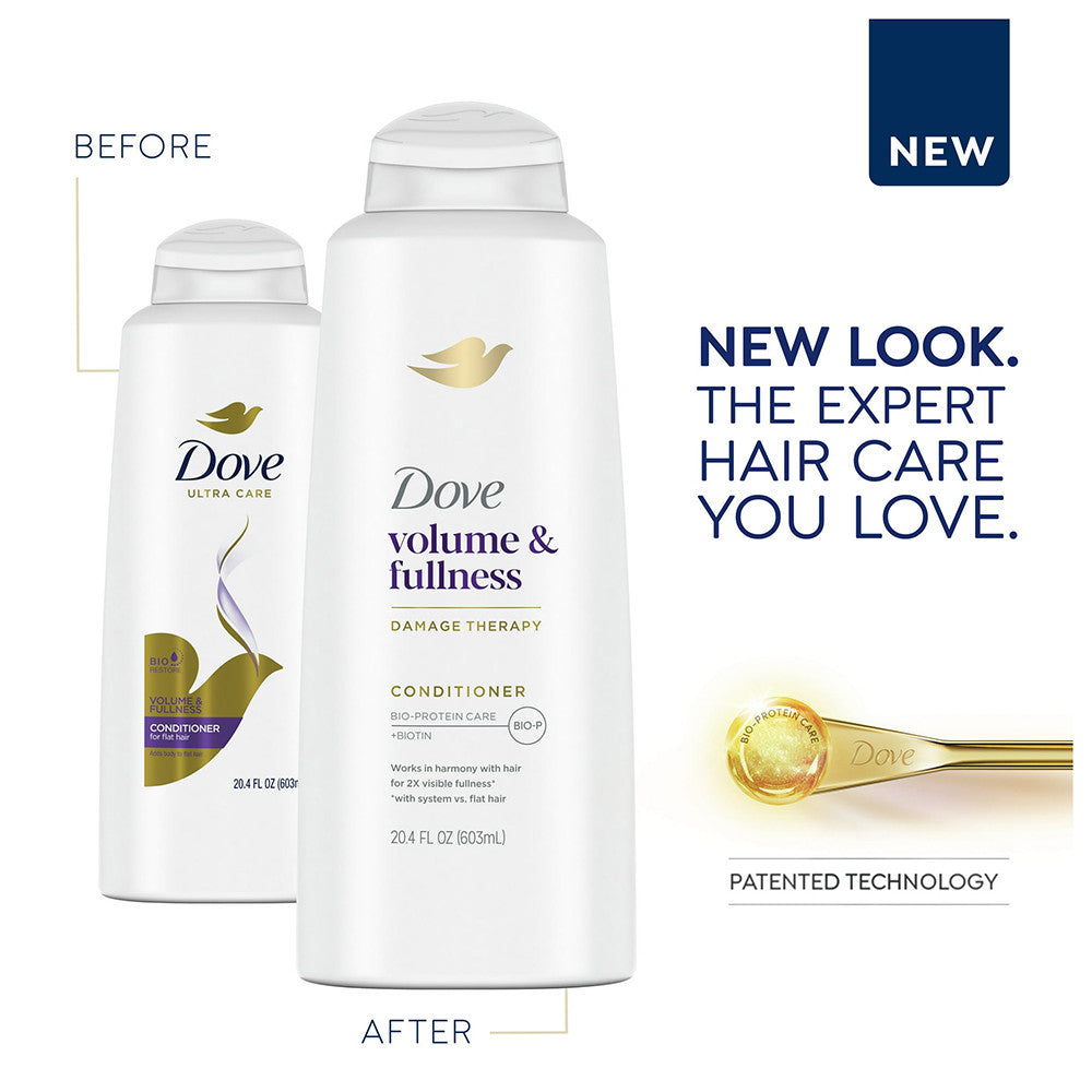 Dove Volume & Fullness Conditioner with Bio-Nourish Complex, 20.4 Oz