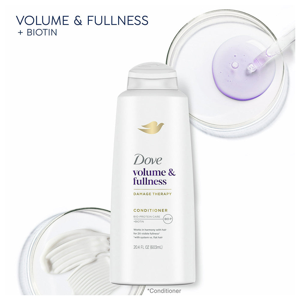 Dove Volume & Fullness Conditioner with Bio-Nourish Complex, 20.4 Oz