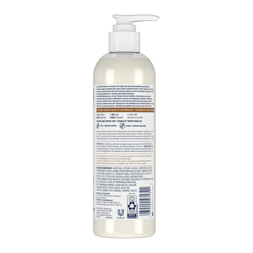 Dove Crown Collection Strength Restore Leave-In Conditioner, 11.5 Oz