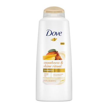 Dove Smoothness And Shine Ritual Shampoo With Mango Butter, 20.4 Oz