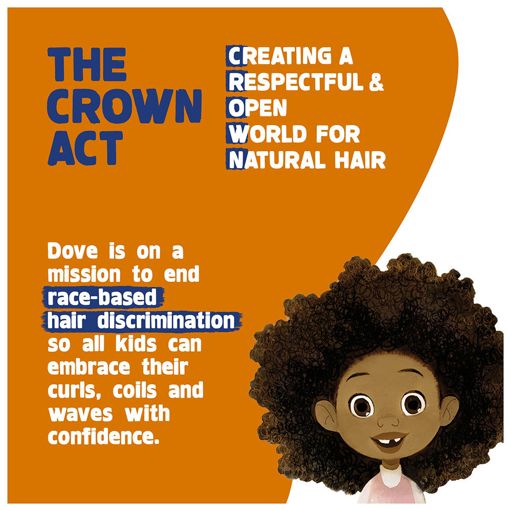 Dove Hair Love Kids Daily Nourishing Conditioner Curly Hair with Shea Butter and Coconut Oil, 17.5 Oz