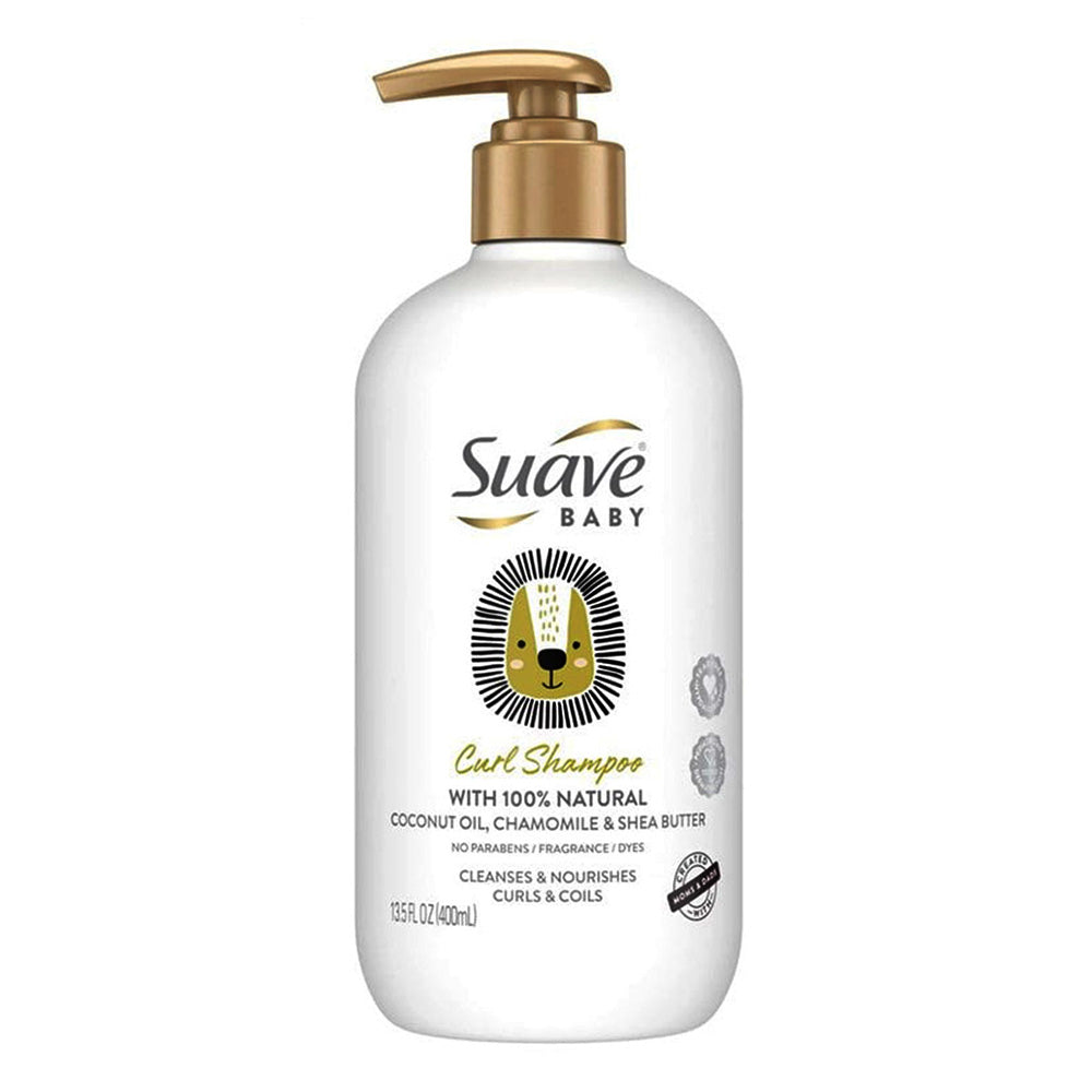 Suave Baby Curl Shampoo with Natural Coconut Oil and Shea Butter 13.5Oz (400ml)