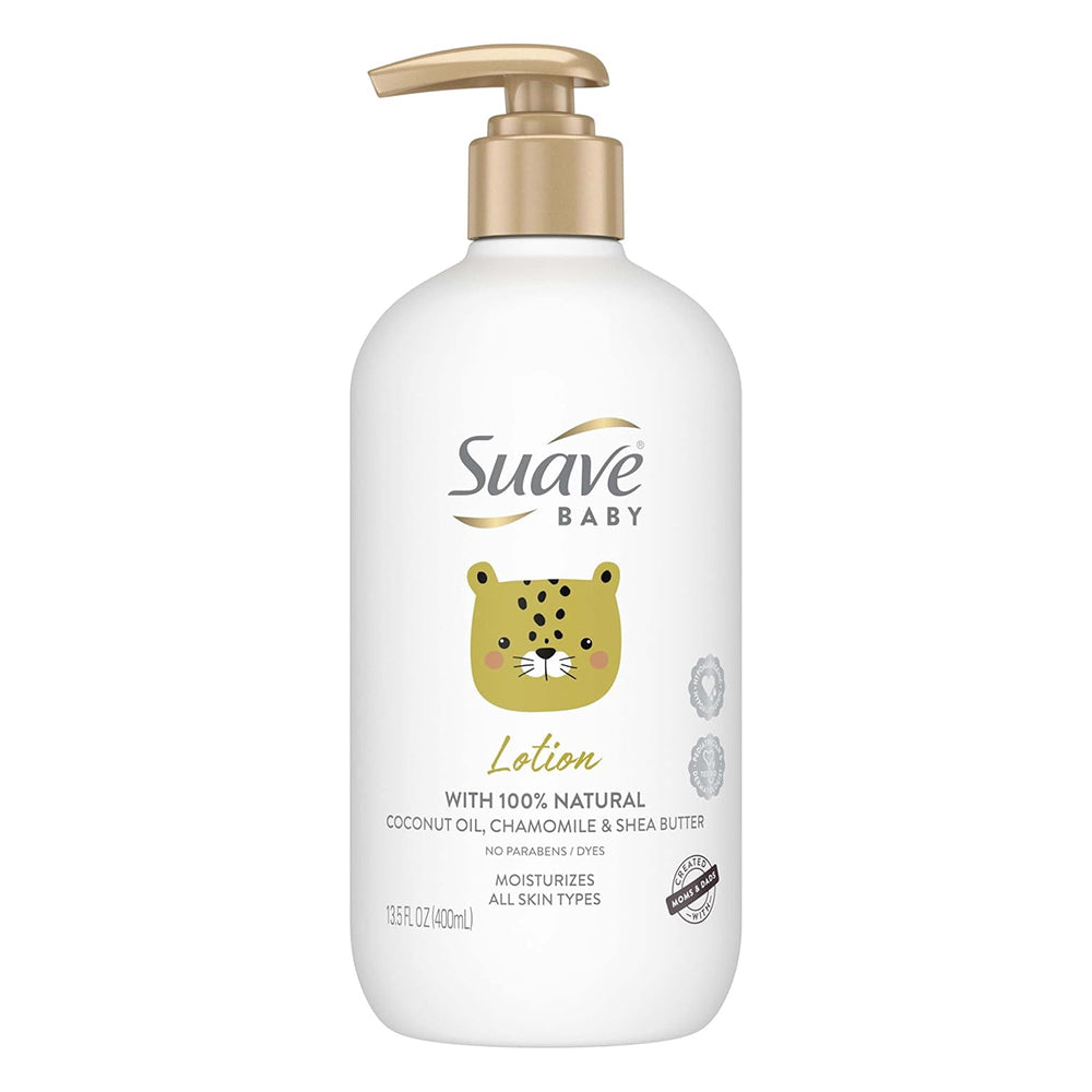 Suave Baby Baby Lotion with Coconut Oil Chamomile and Shea Butter Moisturizes All Skin Types 13.5Oz (400ml)