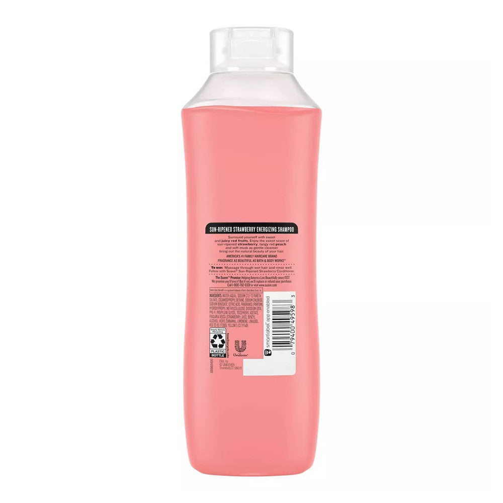 Suave Energizing Shampoo, Sun Ripened Strawberry, 22.5 Oz