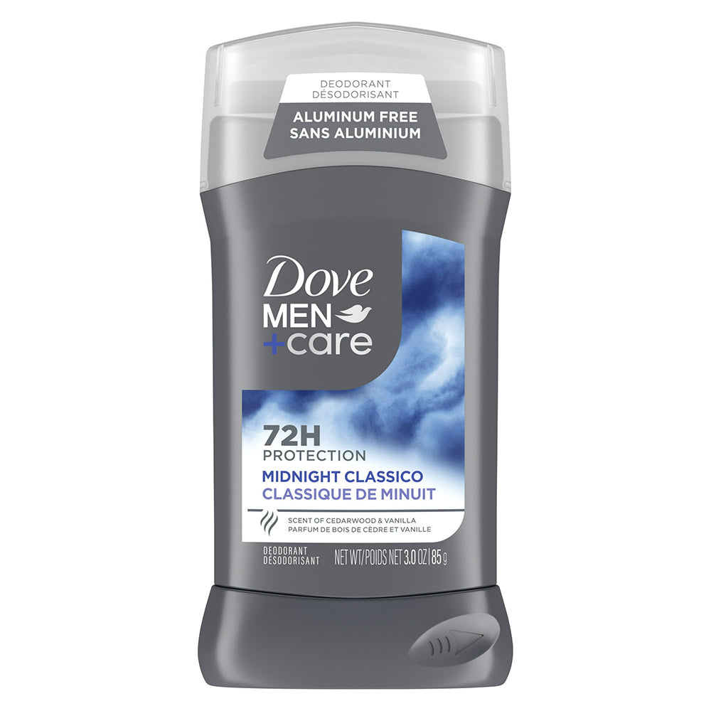 Dove Men Plus Care Deodorant Stick Midnight Classico 72HR Odor Protection 3Oz (85g)