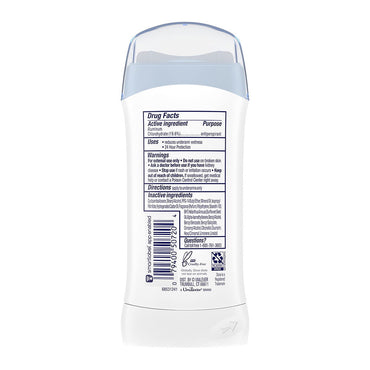 Dove Antiperspirant Deodorant Stick Powder, 2.6 Oz