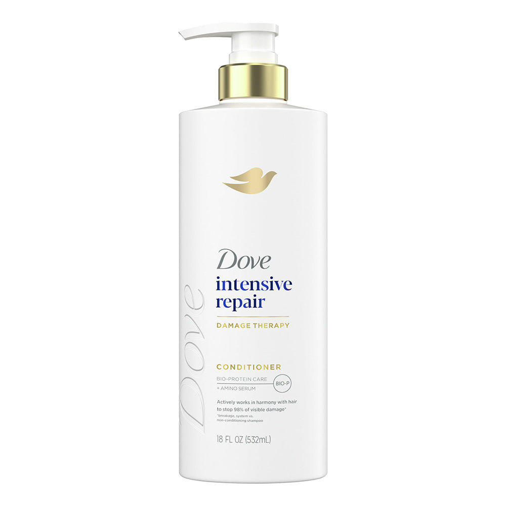 Dove Intensive Repair Damage Therapy Conditioner with Bio Protein Care Helps Restore Damaged Hair for Ultimate Strength 18Oz (532ml)