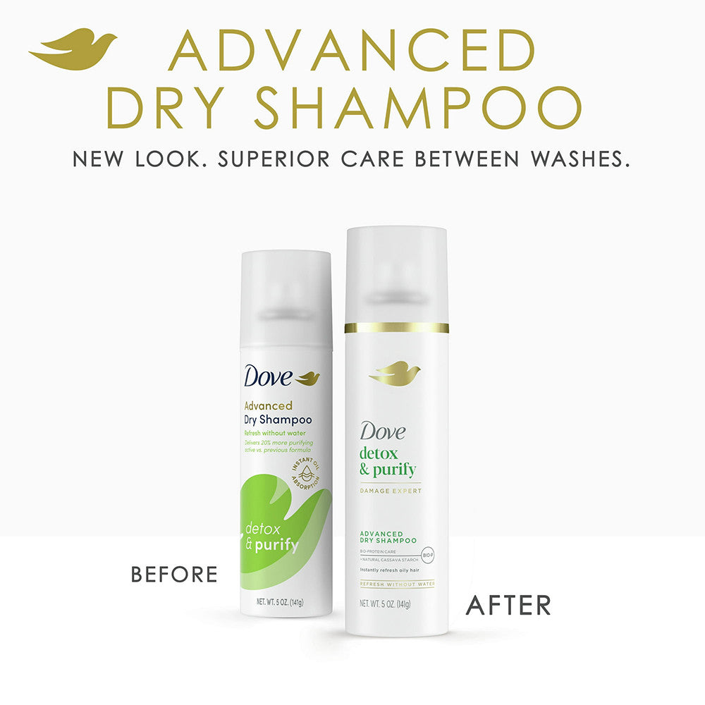 Dove Beauty Detox And Purify Dry Shampoo, 5 Oz