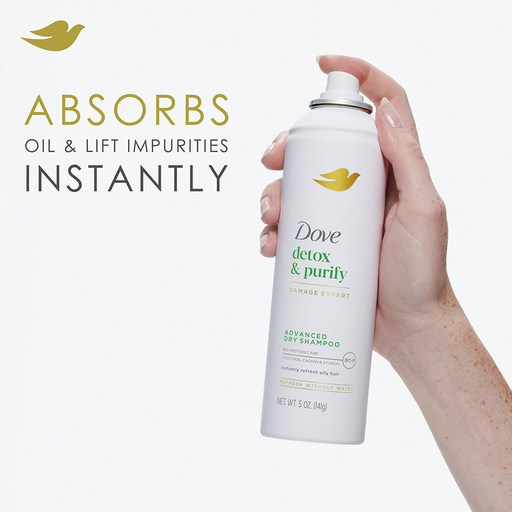 Dove Beauty Detox And Purify Dry Shampoo, 5 Oz