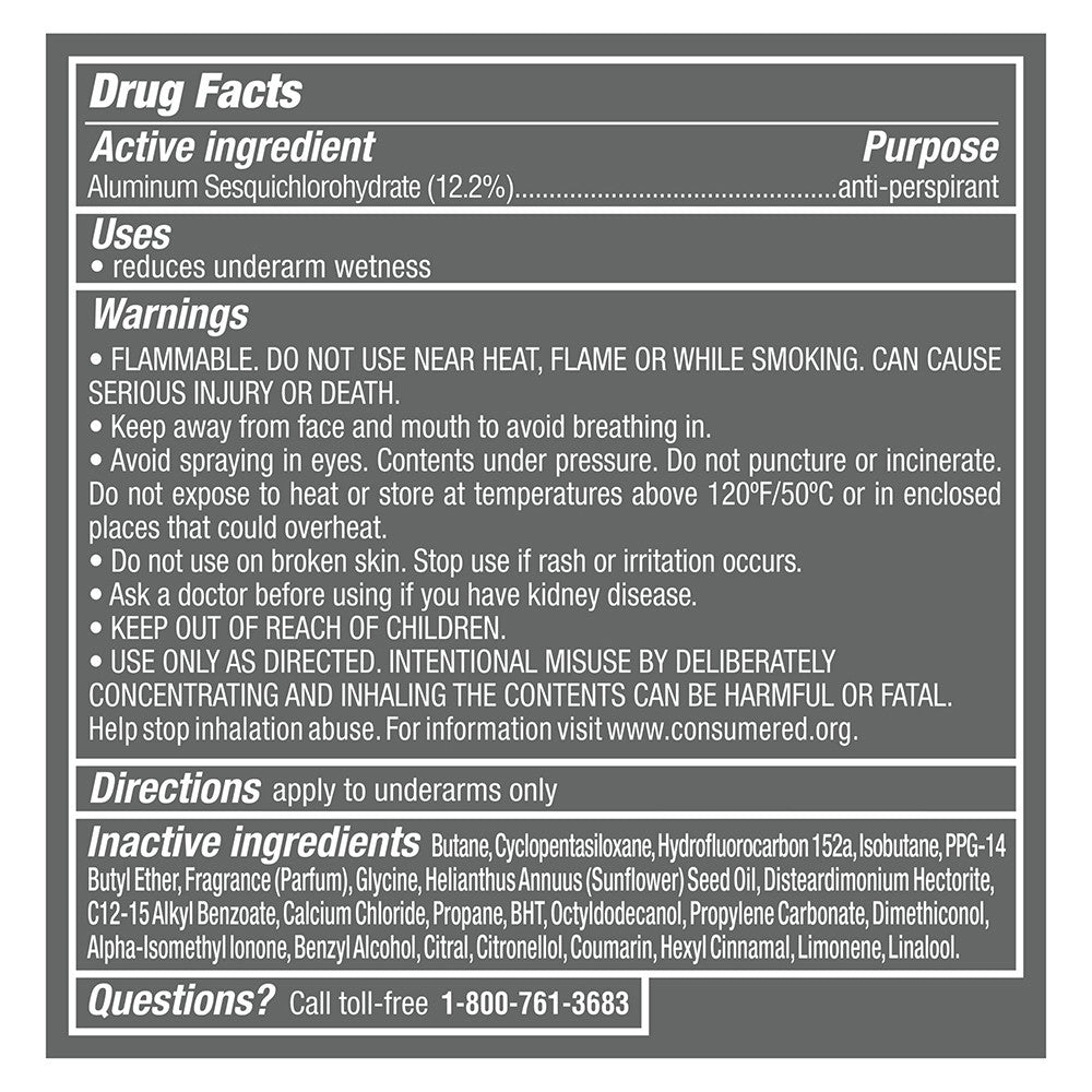 Dove Men Care Stain Defense Clean 72H Dry Spray Antiperspirant Deodorant, 3.8 Oz