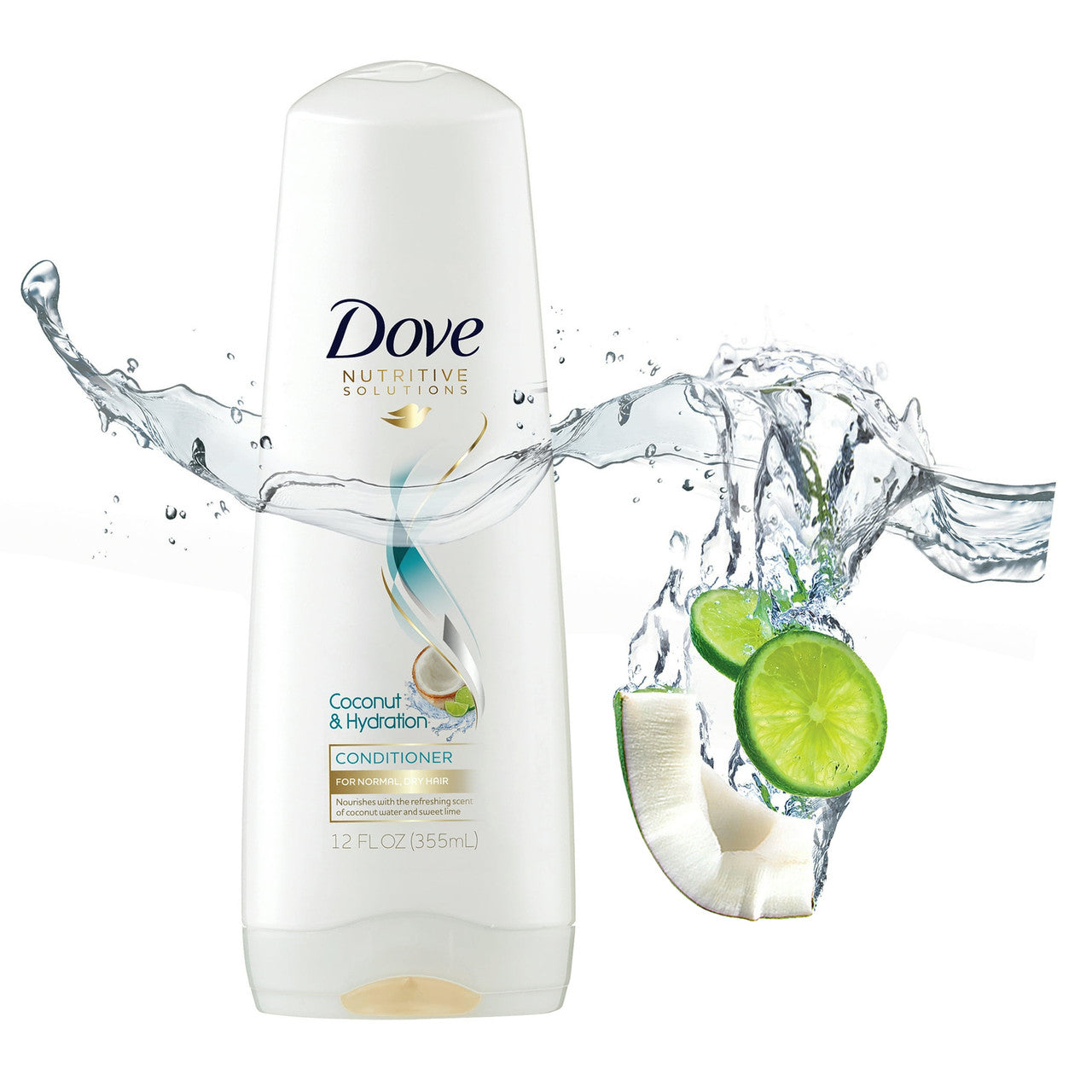 Dove Nourishing Rituals Coconut & Hydration Conditioner, 12 Oz