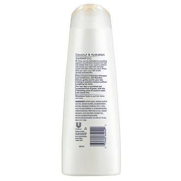 Dove Coconut & Hydration Oil Blend Shampoo for Dry Hair, 12 Oz