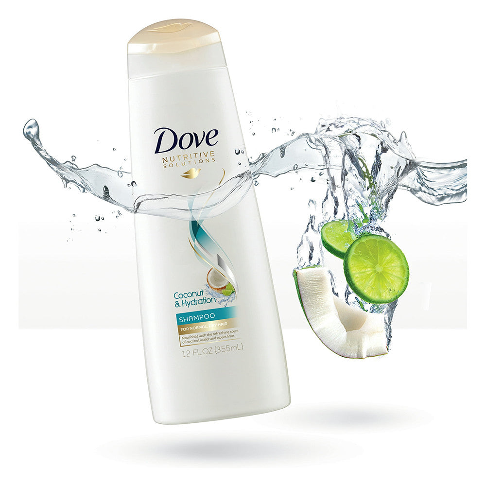 Dove Coconut & Hydration Oil Blend Shampoo for Dry Hair, 12 Oz