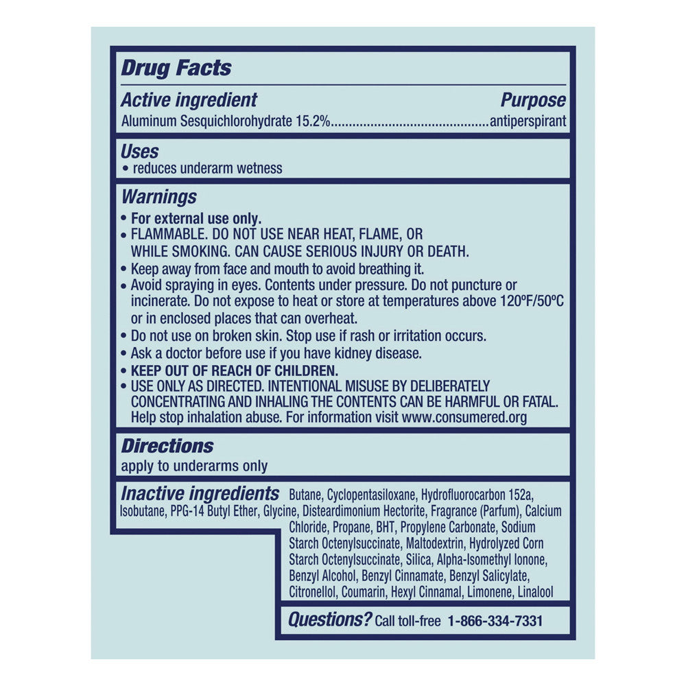 Degree Women Ultra Clear Dry Spray Black Plus White Pure Clean Antiperspirant Deodorant, 3.8 Oz