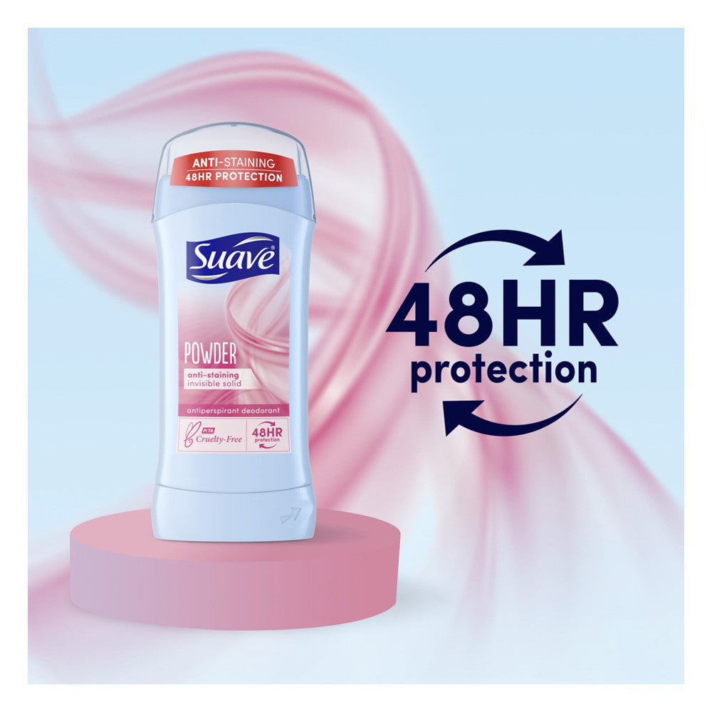 Suave Anti-Perspirant Deodorant Invisible Solid Powder - 2.6 Oz