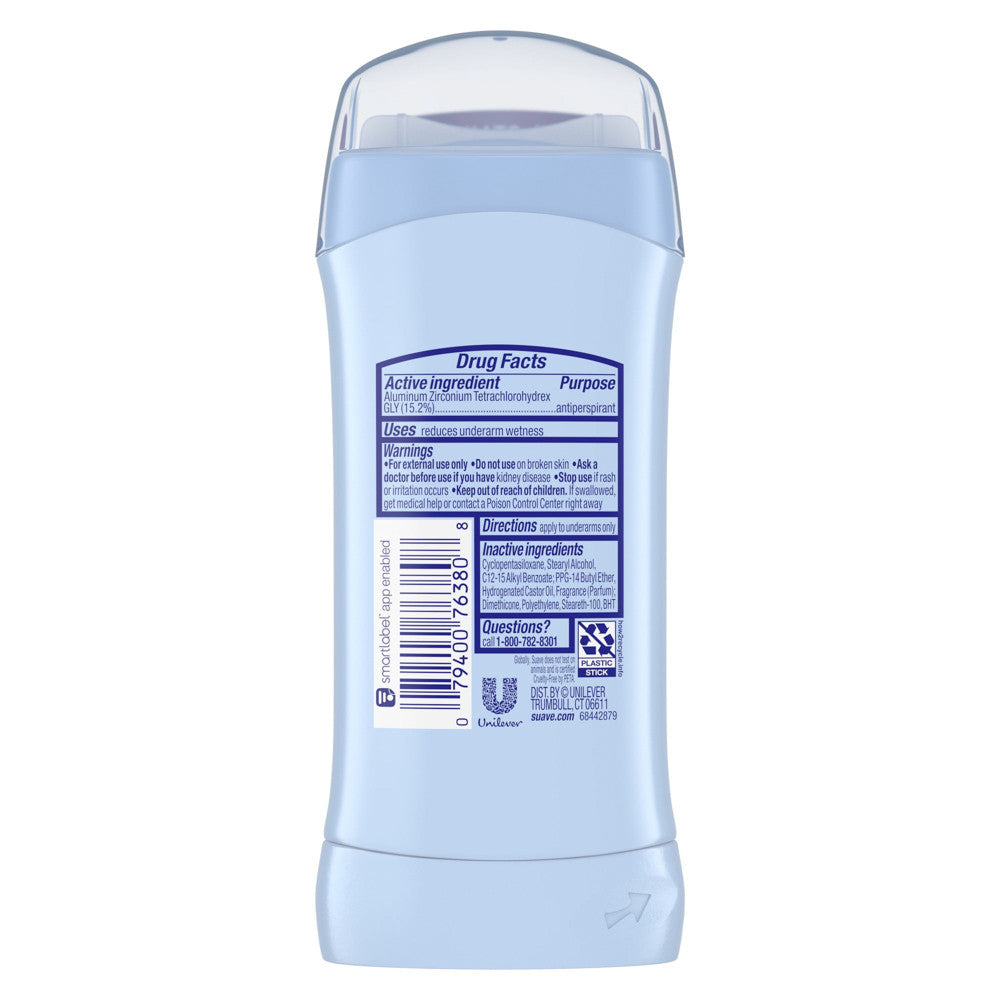 Suave Anti-Perspirant Deodorant Invisible Solid Powder - 2.6 Oz