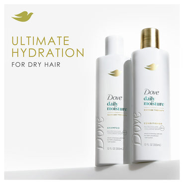 Dove Daily Moisture Therapy Shampoo For Dry Or Damaged Hair - 12 Oz