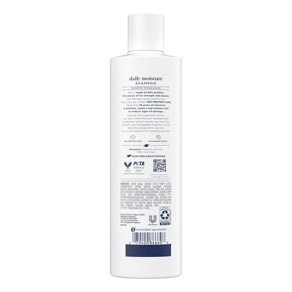 Dove Daily Moisture Therapy Shampoo For Dry Or Damaged Hair - 12 Oz