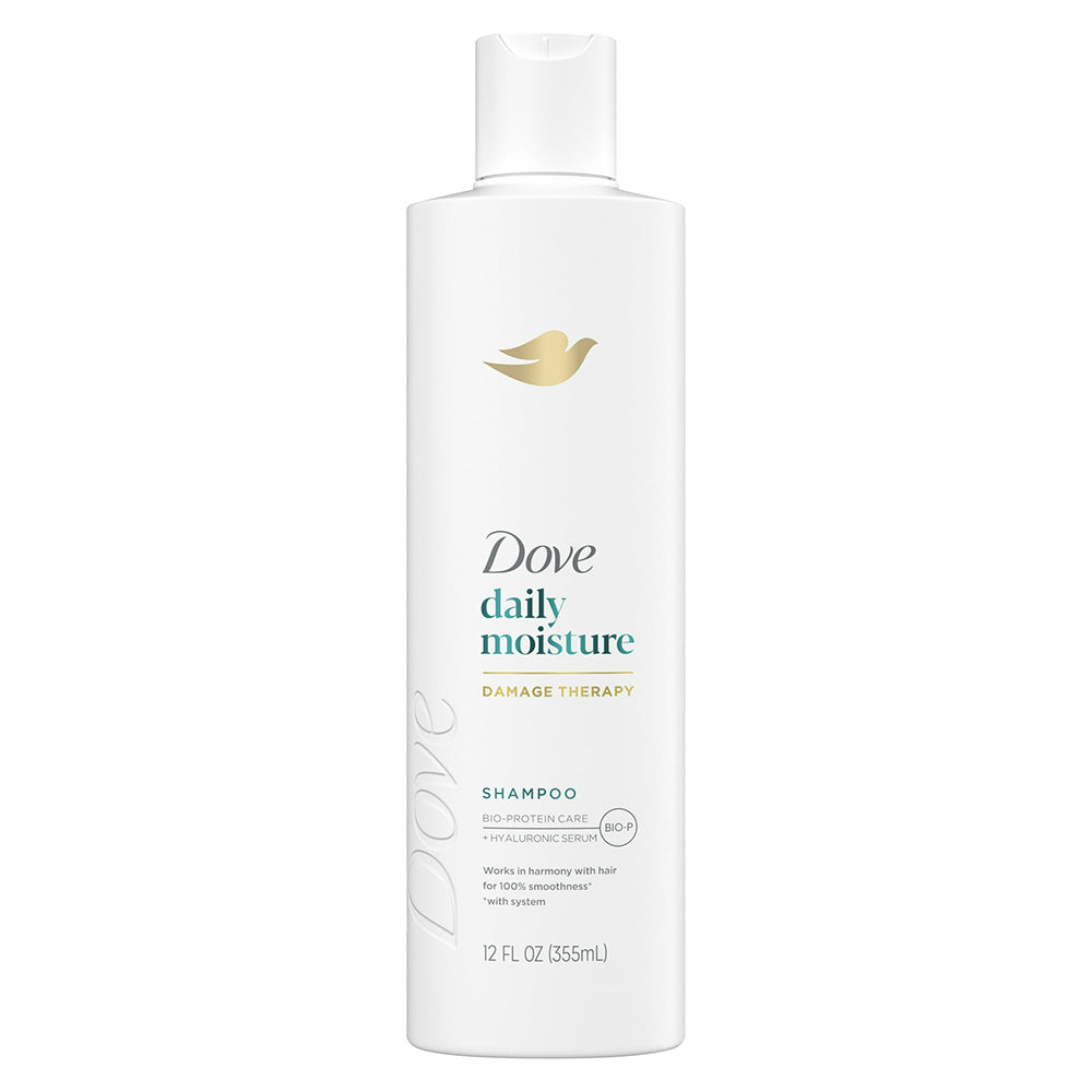 Dove Damage Therapy Daily Moisture Shampoo Nourishes and Strengthens Hair 12Oz (355ml)