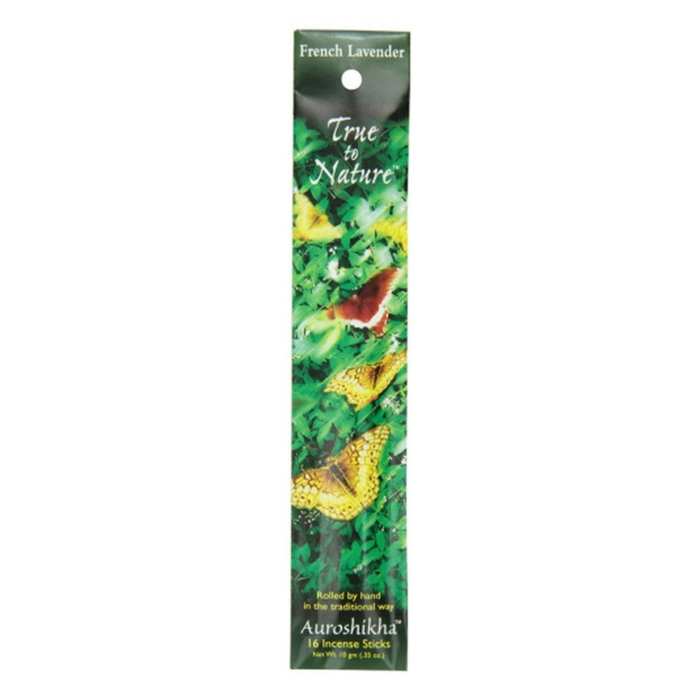 Auroshikha True To Nature Incense Sticks, French Lavender, 10 Gm