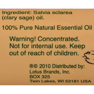 Natures Alchemy Clary Sage Pure Essential Oil - 0.5 Oz