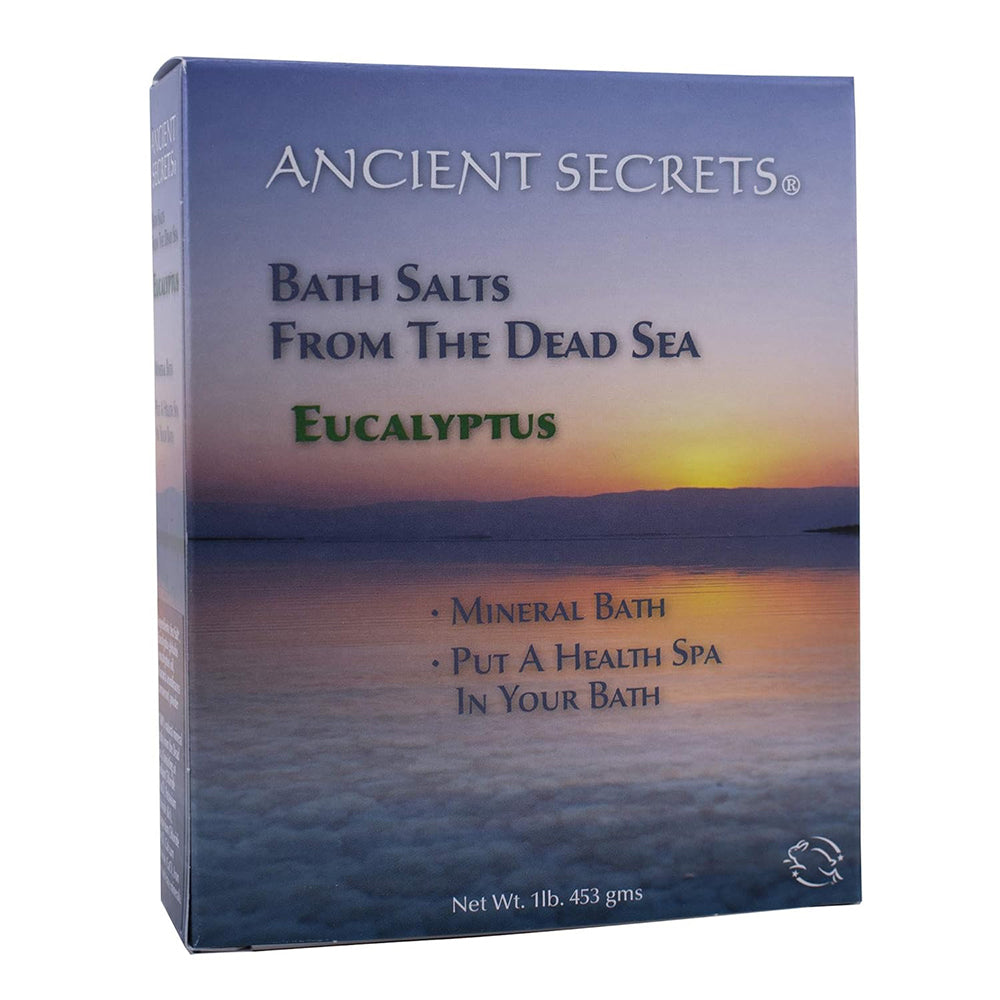 Ancient Secrets Aromatherapy Mineral Baths Salts from the Dead Sea Eucalyptus 1Lb (453g)