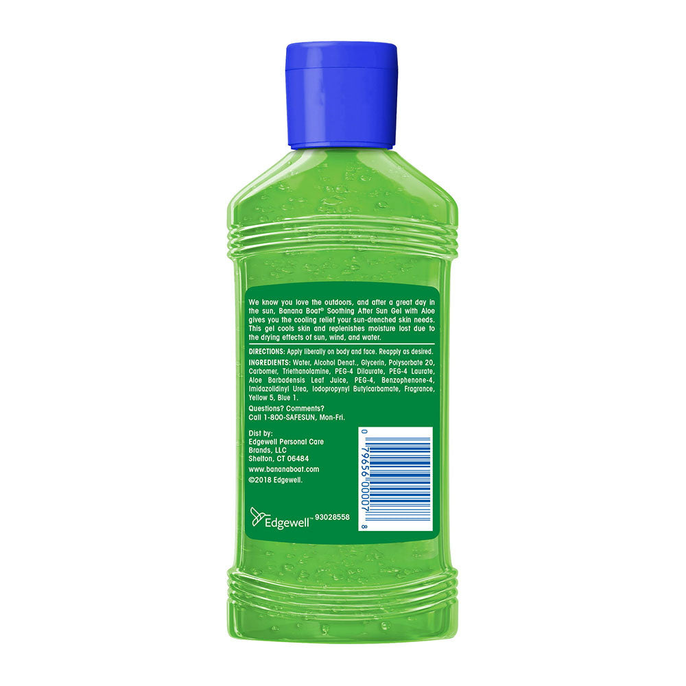 Banana Boat Burn Relief Soothing Aloe After Sun Gel, 8 Oz