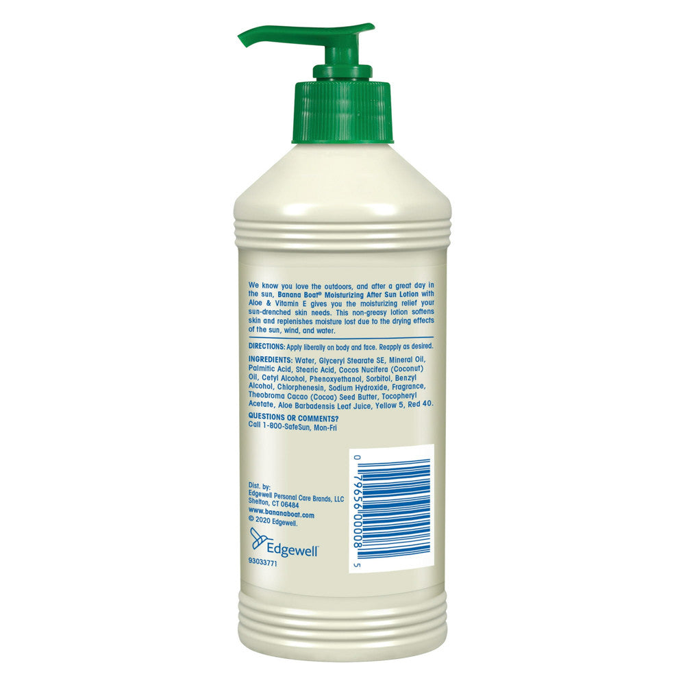 Banana Boat Moisturizing Aloe After Sun Lotion, 16 Oz