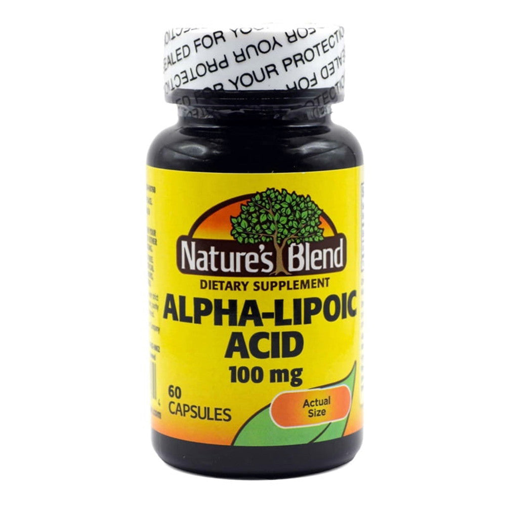 Natures Blend Alpha Lipoic Acid Capsules, 60 Ea