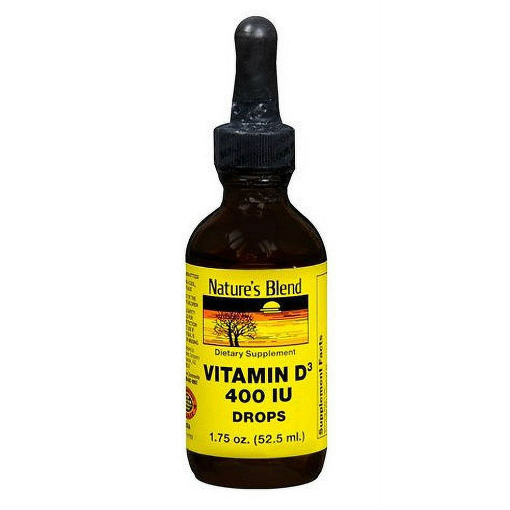 Natures Blend Vitamin D3 400 Iu Drops, 1.75 Oz