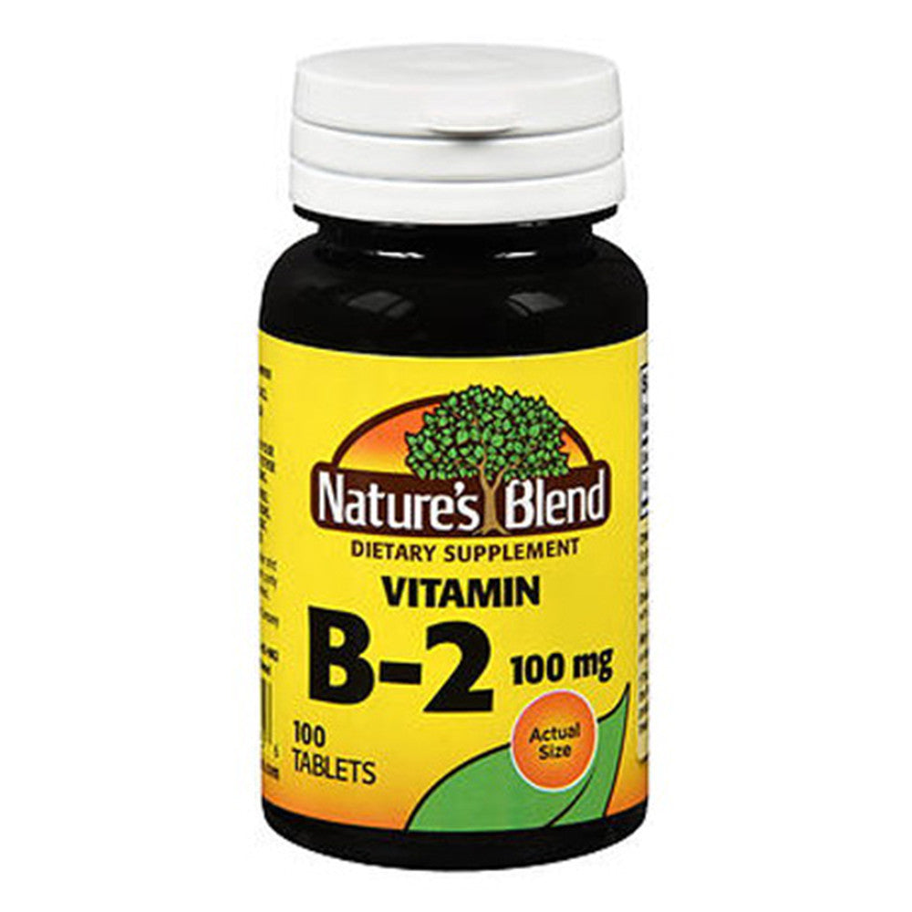 Natures Blend Vitamin B2 100 Mg Tablets, 100 Ea