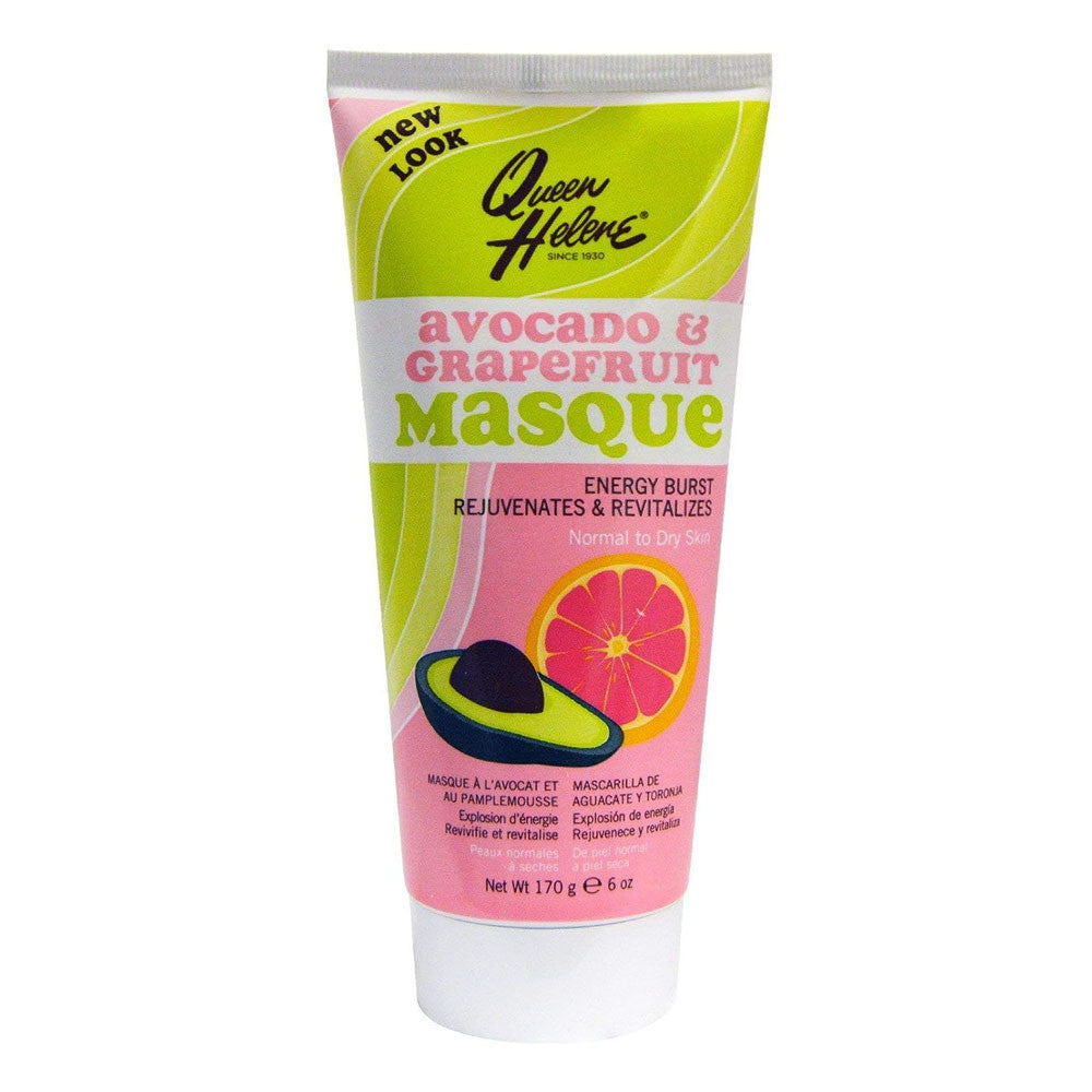 Queen Helene Facial Masque For Normal Skin, Avocado And Grapefruit, 6 Oz