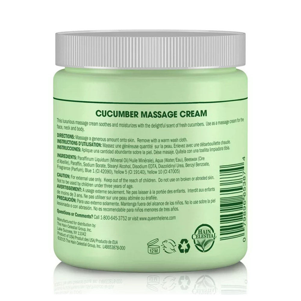 Queen Helene Professional Massage Cream, Cucumber, 15 Oz