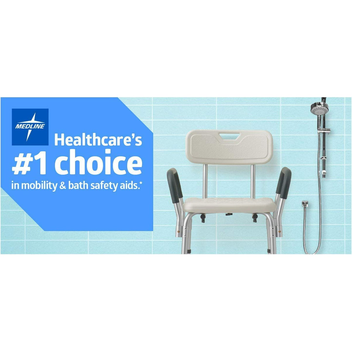 Medline Enamel Coated Steel Bathtub Bar - 1 Ea