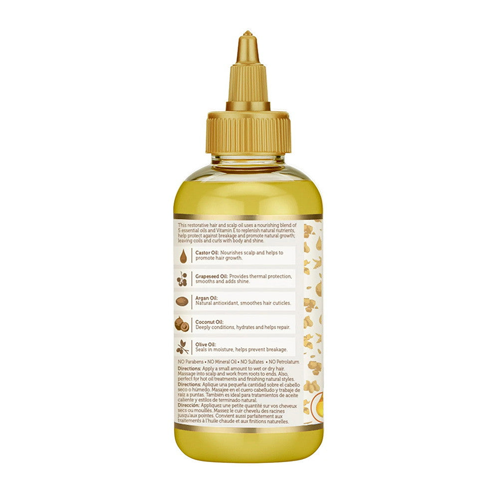 African Pride Moisture Miracle 5 Essential Oils with Vitamin E, 4 Oz