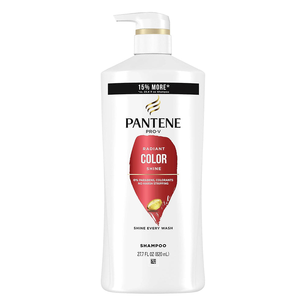 Pantene Pro-v Radiant Color Shine Shampoo Pump Shine Every Wash 27.7Oz (820ml)