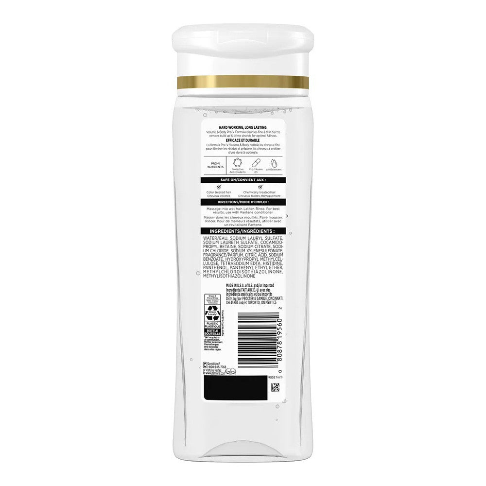 Pantene Pro-V Volume & Body Shampoo, 12 Oz
