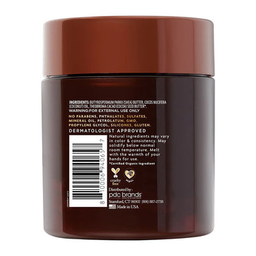 Cantu Natural Skin and Hair Cocoa Butter Raw Blend with Shea Butter and Coconut Oil, 5.5 Oz