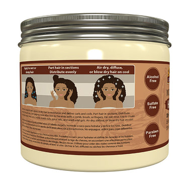 Okay Moisturize and Curling Hair Sorbet with Black Jamaican Castor Oil, 17 Oz