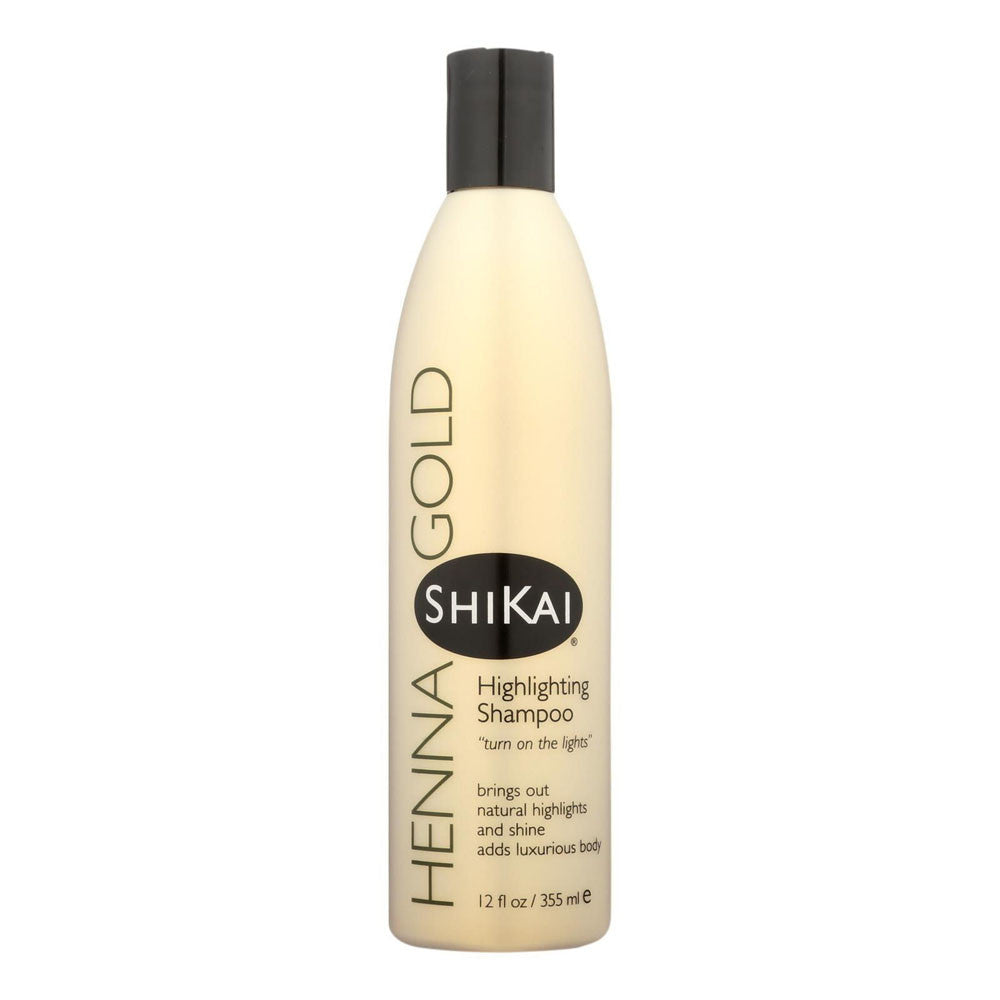 Shikai Henna Gold Hair Highlighting Shampoo, 12 Oz