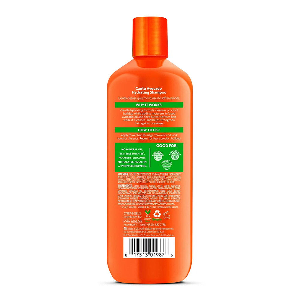 Cantu Avocado Hydrating Shampoo with Shea Butter, 13.5 Oz