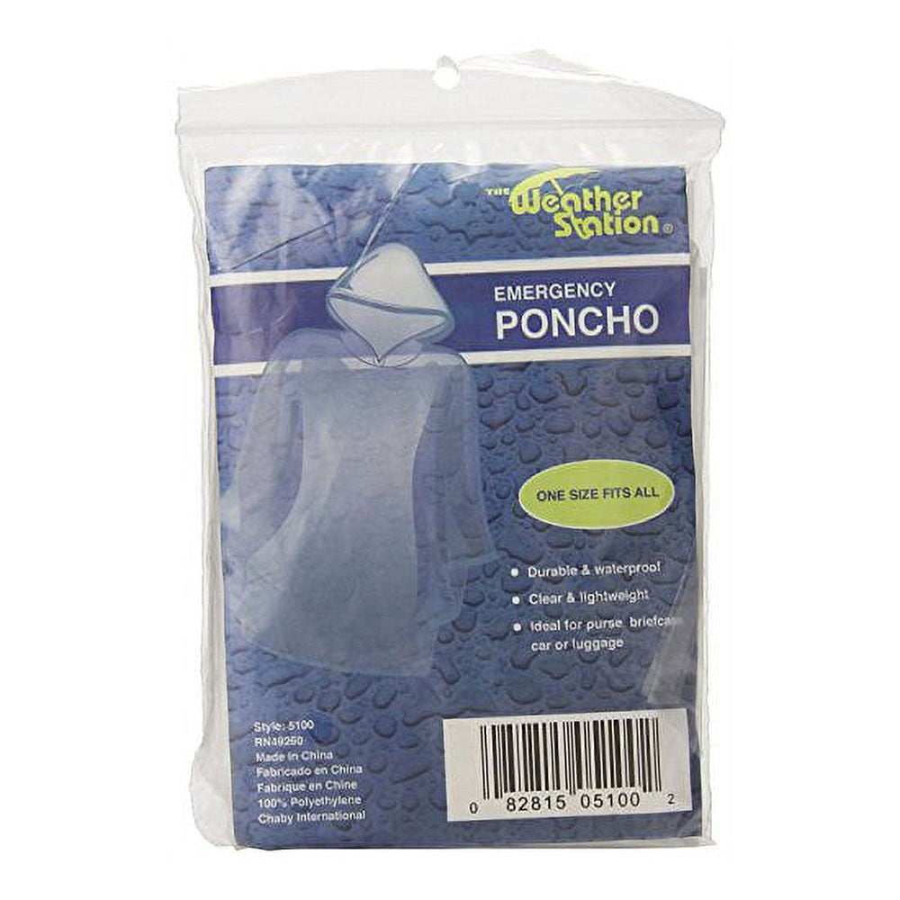 Poncho Emergency, Weather Station, 1 Ea