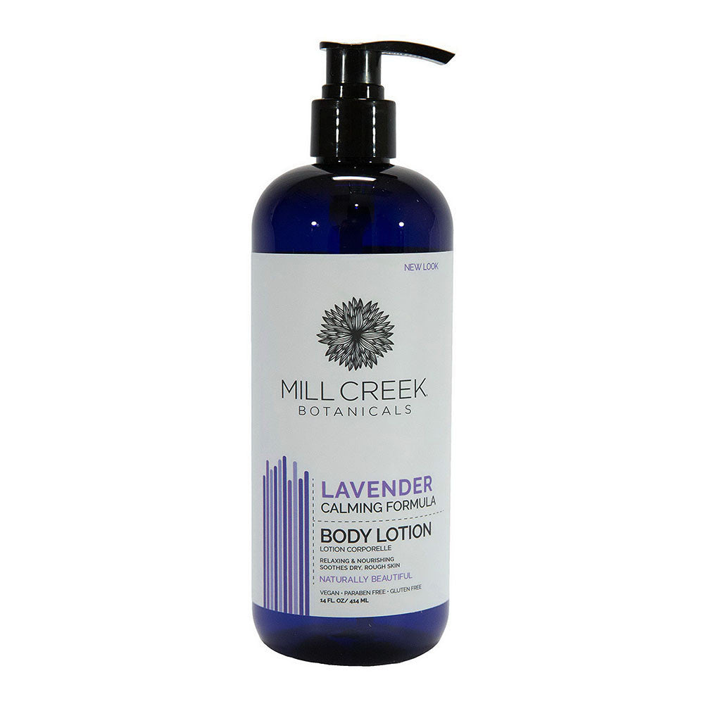 Mill Creek Botanicals Lavender Calming Formula Body Lotion, 14 Oz