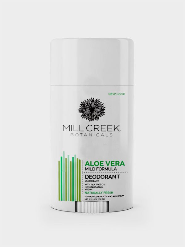 Mill Creek Botanicals Aloe Fresh Deodorant Stick With Tea Tree Oil, 2.5 Oz
